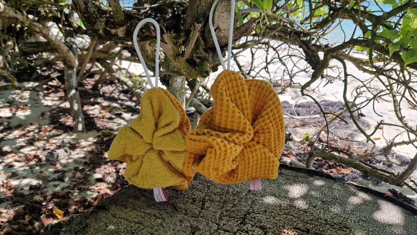 La Floréla, une fleur de douche réutilisable (Choix des tissus en photo)